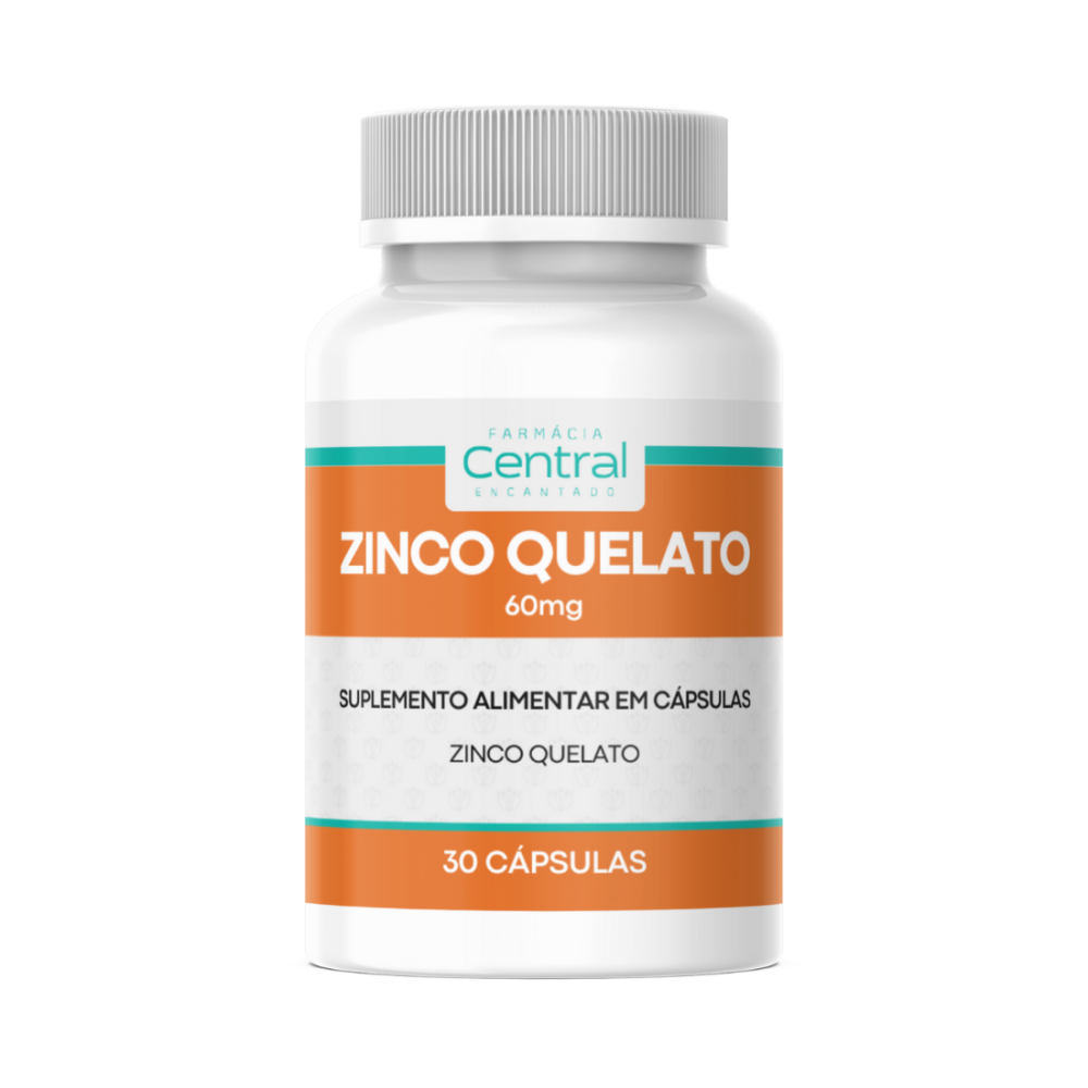 ZINCO QUELATO 60 MG 30 CÁPSULAS