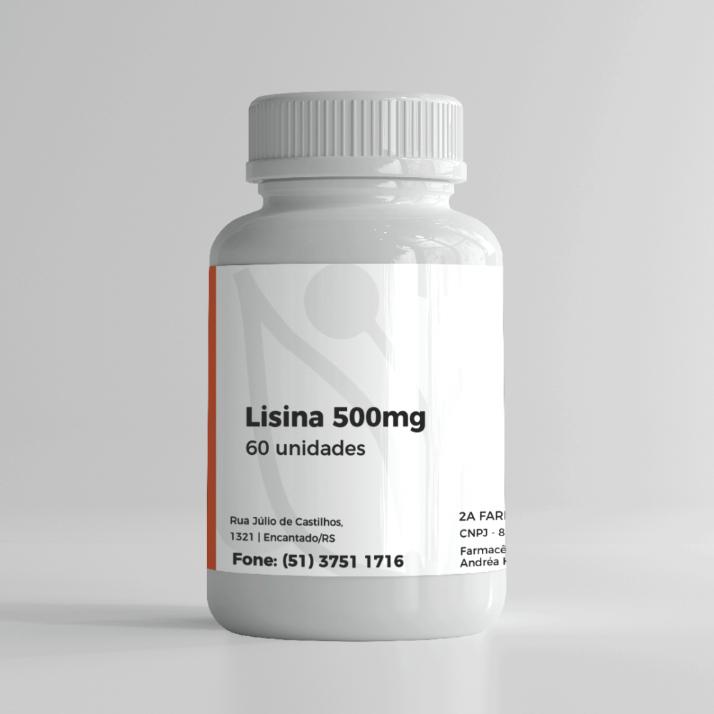 LISINA 500 MG 60 CÁPSULAS