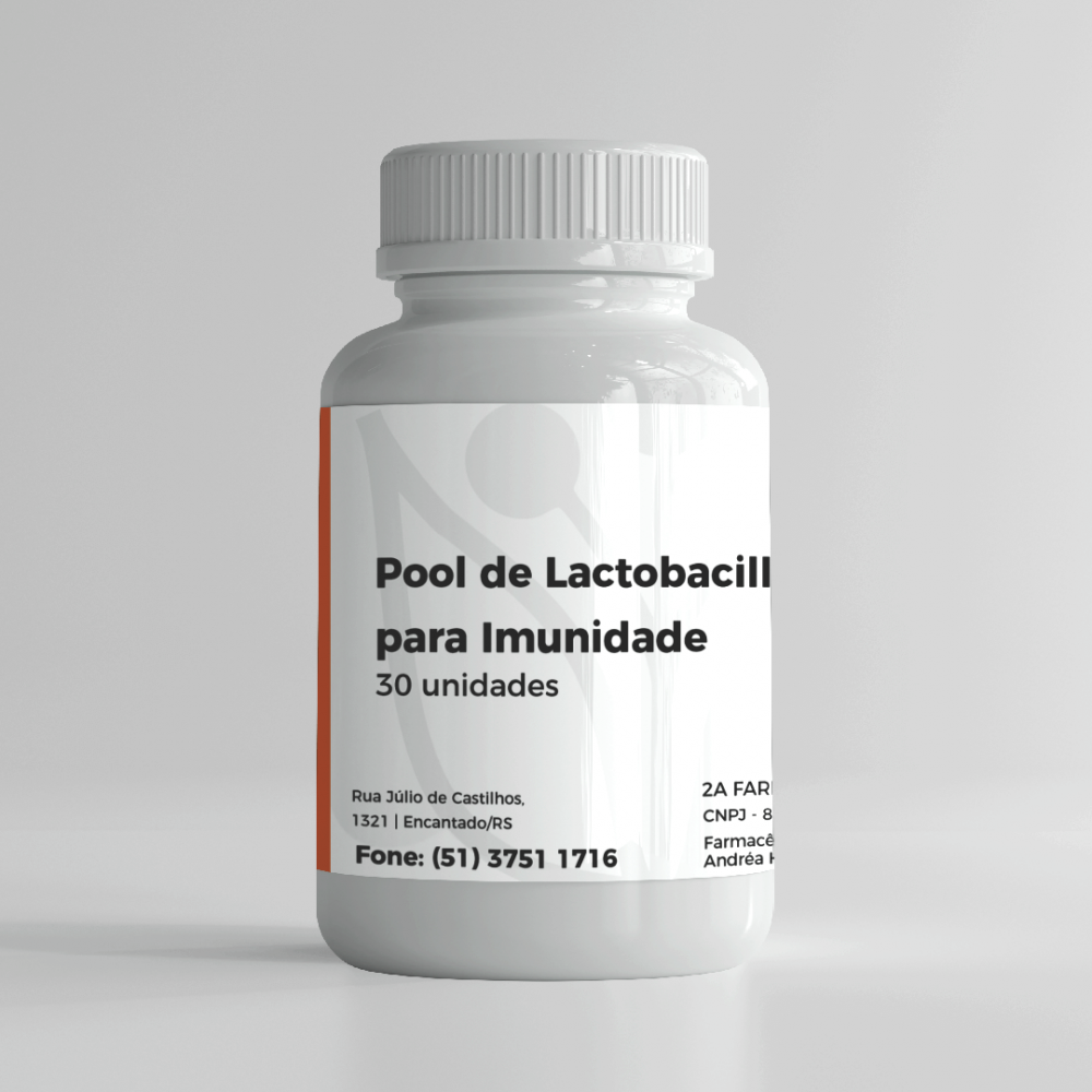 POOL DE LACTOBACILLUS PARA IMUNIDADE 30 CÁPSULAS